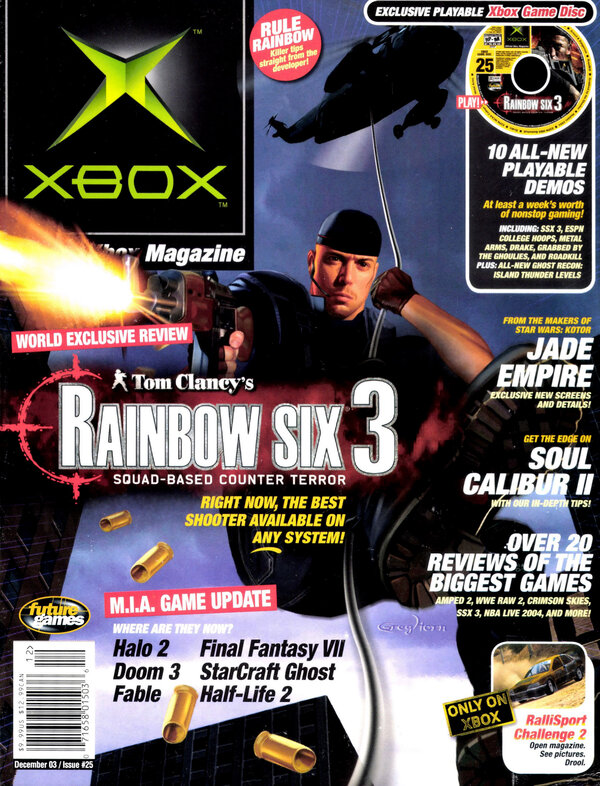 Official Xbox Magazine Issue 25 (December 2003) cover